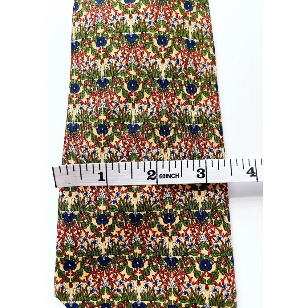 Vintage William Morris Collection by Liberty for V&A Floral Print Silk Tie